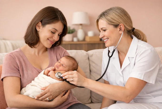 Sage-femme en consultation à domicile - cabinet Veyrac 87